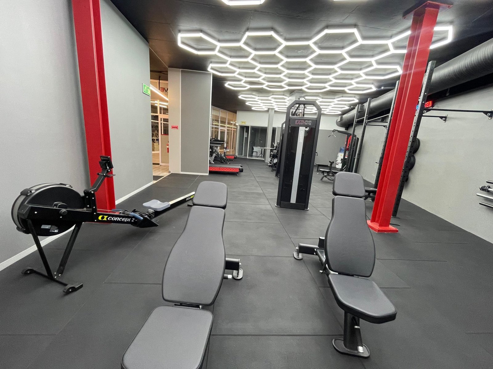 Functional training area with open floor at MOVE Gym